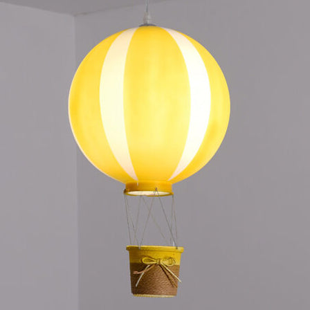 Scandinavian Modern Creative Hot Air Balloon Iron Acrylic 1-Light Pendant Light