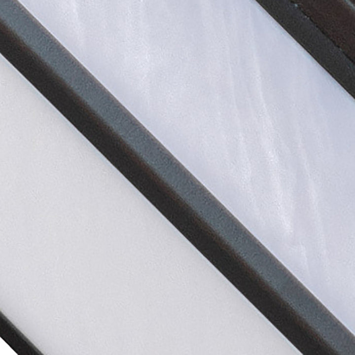 Modern Minimalist Long Square PMMA Stainless Steel LED Outdoor Wall Sconce Lamp For Garden