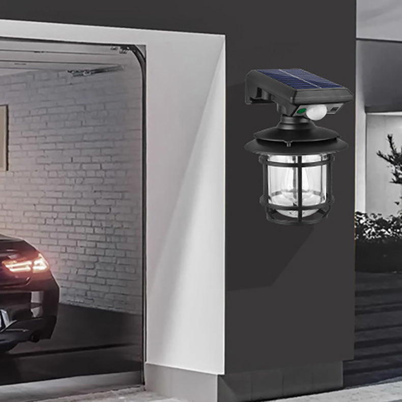 Moderne Einfachheit Solar Zylinder Quadrat ABS PS LED Außenleuchte für Garten 
