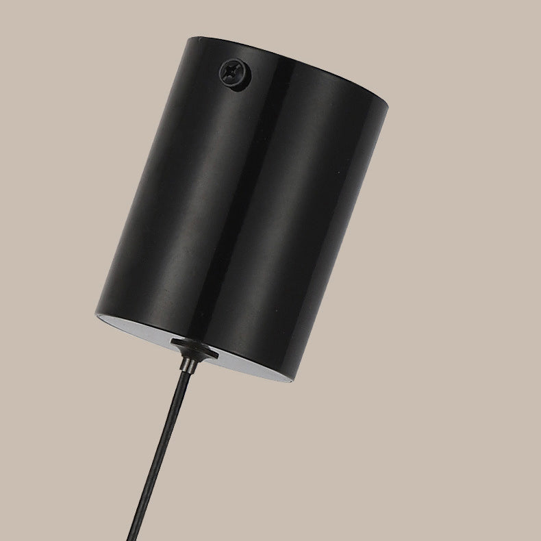 Zeitgenössische nordische ovale Aluminium-Acryl-LED-anhebbare Pendelleuchte für Wohnzimmer 