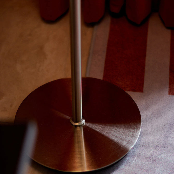 Lampe de sol contemporaine rétro en verre avec matériel en forme de champignon à 2 lumières pour salon 