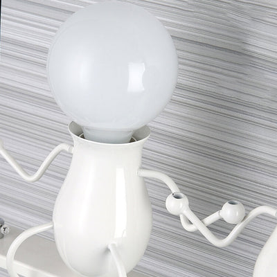 Contemporary Creative Iron Children's Ball 2-Light Wall Sconce Lamp For Bedroom