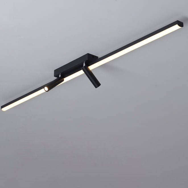 Modern Minimalist Long Strip LED Spotlight Flush Mount Ceiling Light