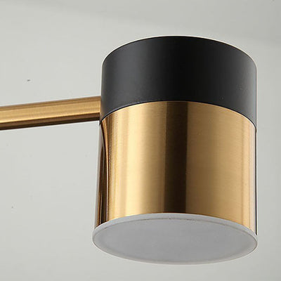 Moderne minimalistische Zylinder Eisen Acryl 4/6/8 Licht Kronleuchter für Wohnzimmer 