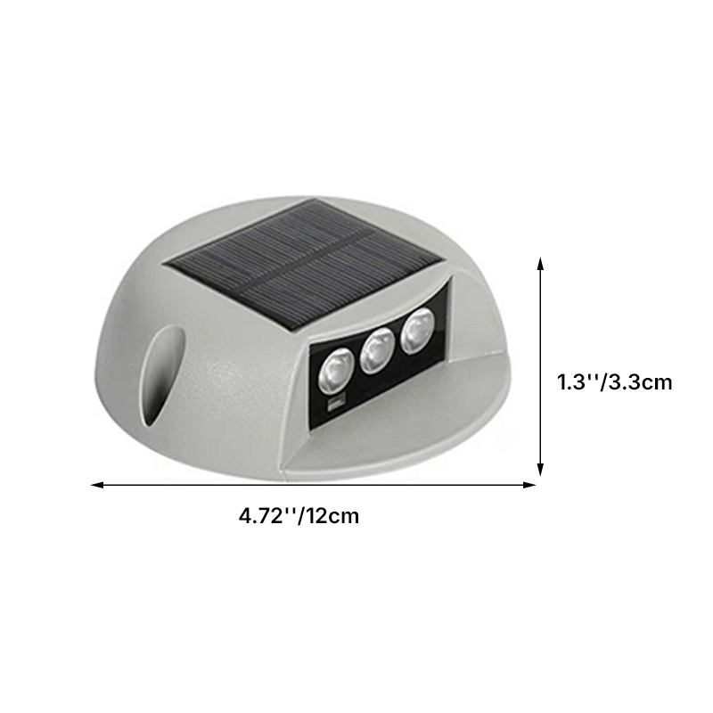 Modernes rundes Solar-LED-Garten-Gehweg-Licht im Freien 