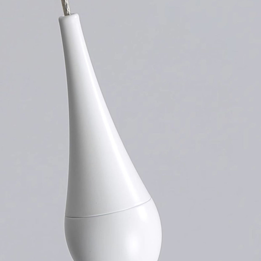 Lustre à suspension LED moderne minimaliste en acrylique avec abat-jour citrouille pour chambre 