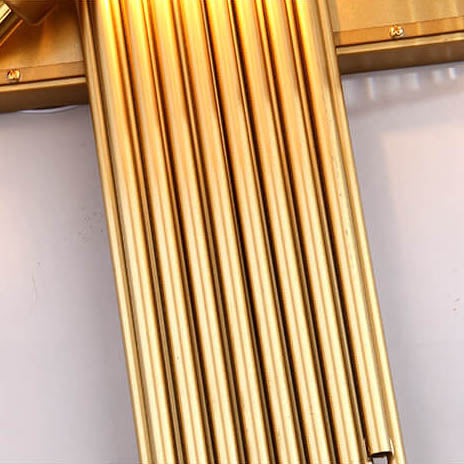Applique Murale Moderne en Cristal Simple de Luxe Léger Carré à 2 Lumières 