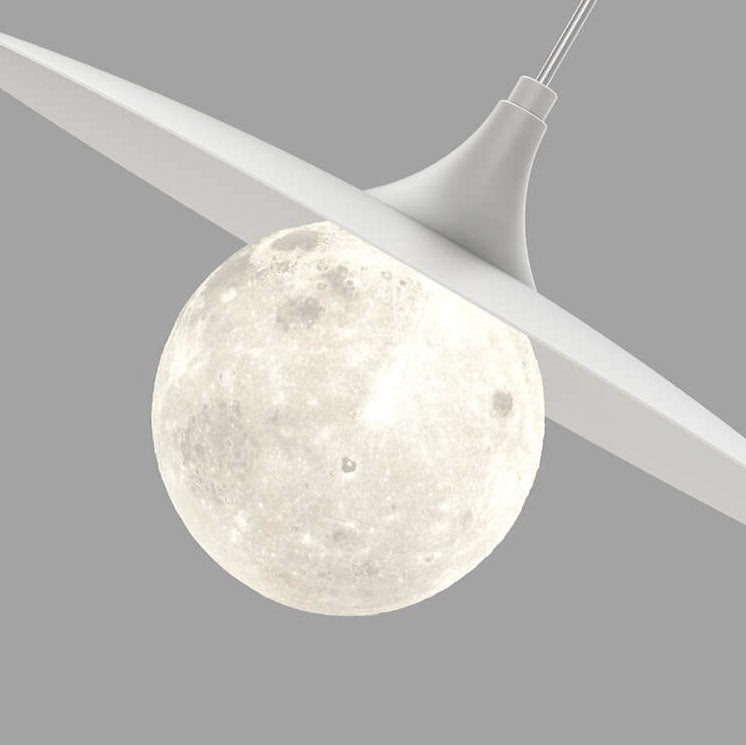 Suspension Luminaire à Bras Oscillant en Dôme en Aluminium Moderne Nordique à 1 Lumière 