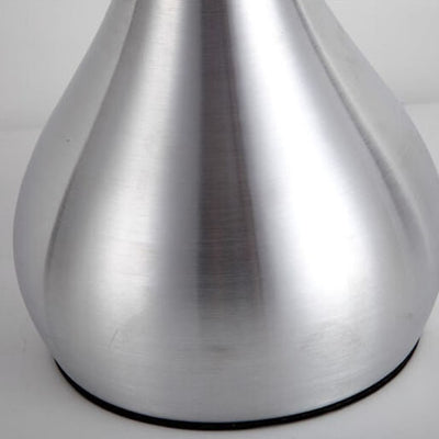 Lámpara de mesa cilíndrica de 1 luz de tela de personalidad simple moderna 