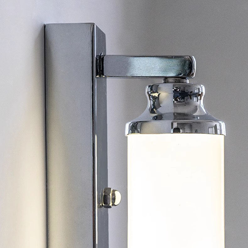 北欧ミニマリスト電気メッキ鉄製シリンダーLEDウォールスコンスランプ 
