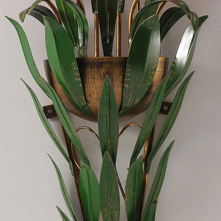 Moderne minimalistische Glasblumen 6/10-Licht Wandleuchte 