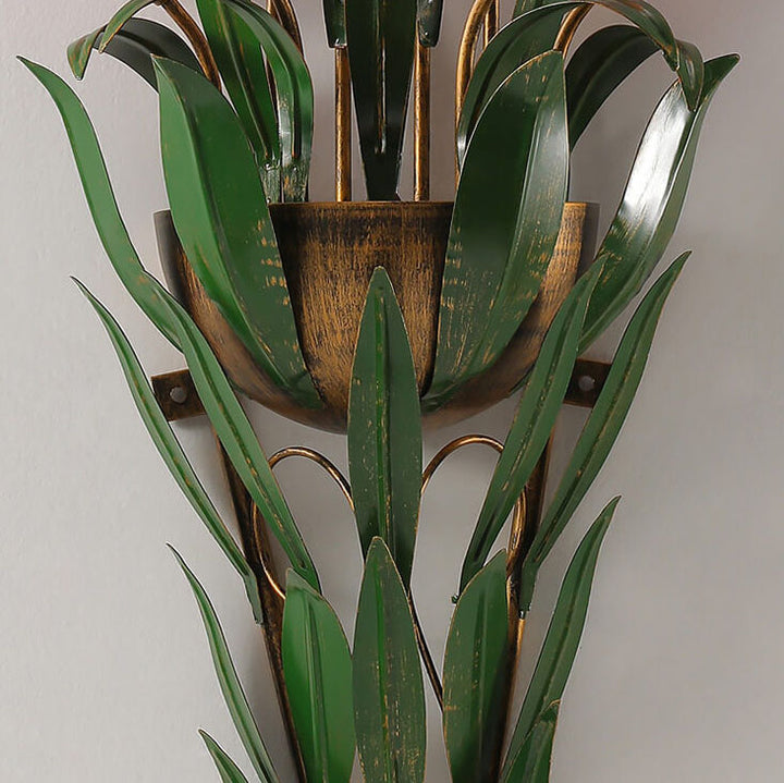Moderne minimalistische Glasblumen 6/10-Licht Wandleuchte 