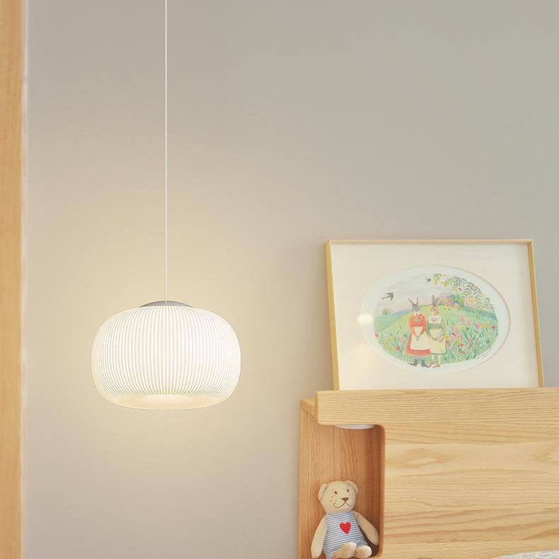 Moderne unbedeutende Kürbis-Hardware PE 4/5 Licht Pendelleuchte für Wohnzimmer 