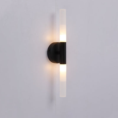 Moderne minimalistische Aluminium Eisen Zylinder LED Wandleuchte Lampe für Wohnzimmer 