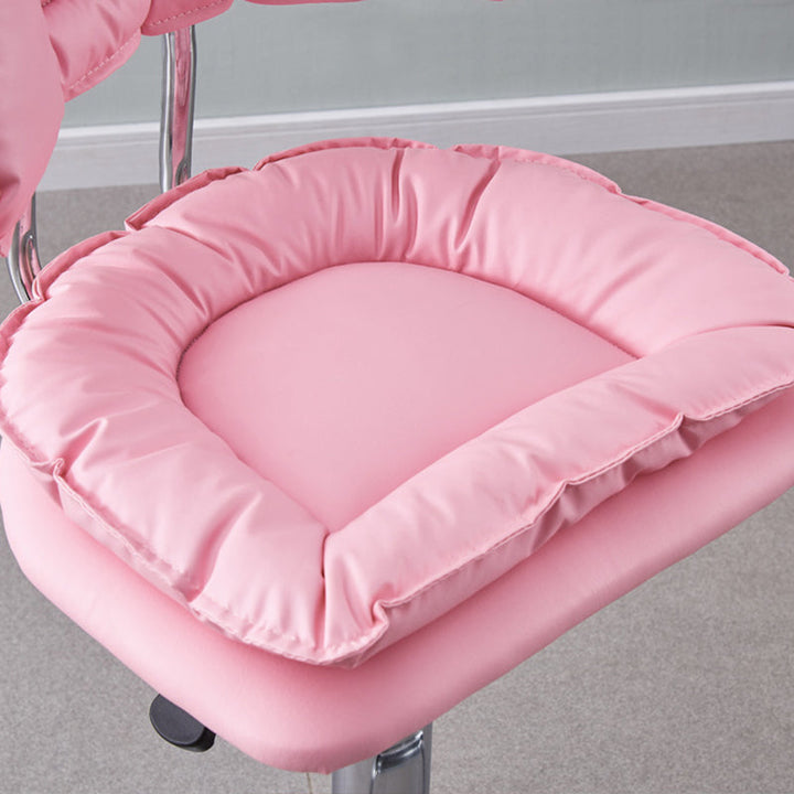 Moderner minimalistischer quadratischer Kissen Barhocker aus Kunstleder mit Metallrückenlehne, höhenverstellbar für Esszimmer 