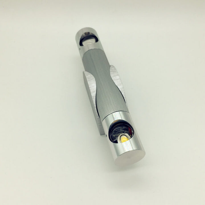 Lampe applique murale LED en aluminium rotative cylindrique moderne et créative 