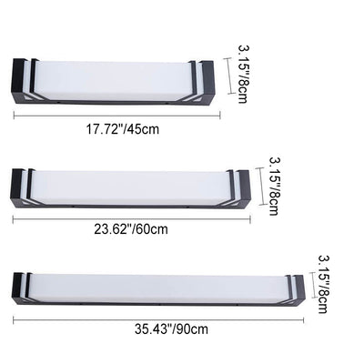 Industrial Waterproof Square LED Outdoor Sensor Wall Sconce Lamp