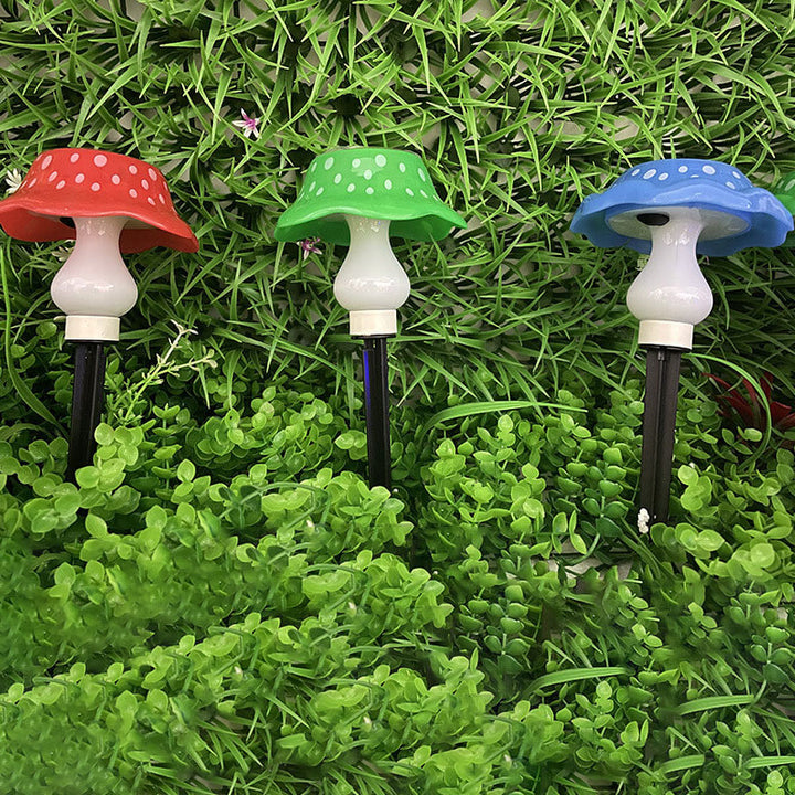 Solar Modern Creative ABS Pilz LED Außenlandschaftslicht 