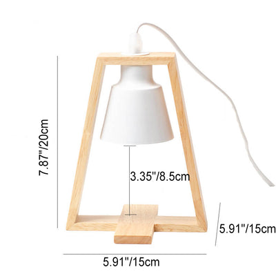 Moderne klappbare Doppellampen-Plug-In-Stations-Tischlampe