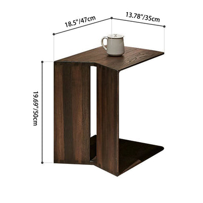 Moderner minimalistischer rechteckiger Holztisch für das Wohnzimmer 