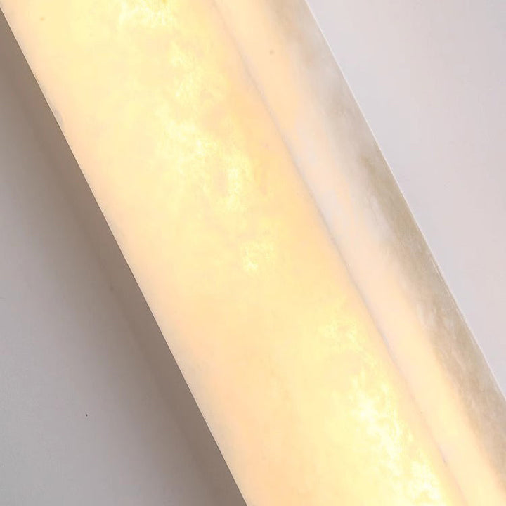 Applique murale LED en cuivre marbré minimaliste moderne pour salon 