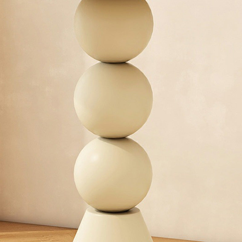 Mesa de café de hierro con base geométrica redonda minimalista moderna para sala de estar 