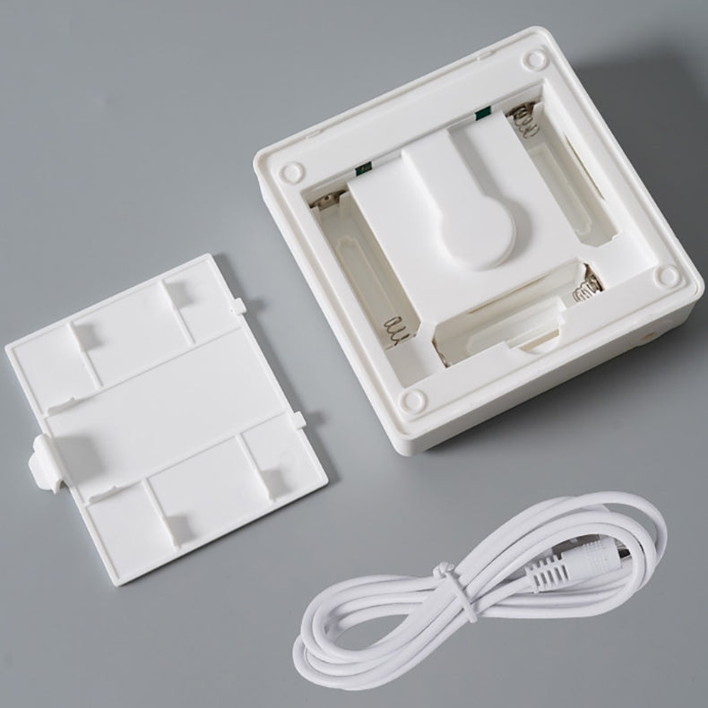 Lampe de table USB LED en plastique avec arbre décoré d&