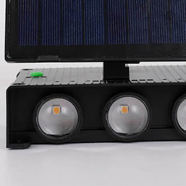 Modern Minimalist Outdoor Solar Square Panel Plastic LED Waterproof Outdoor Wall Sconce Lamp for Outdoor Patio
