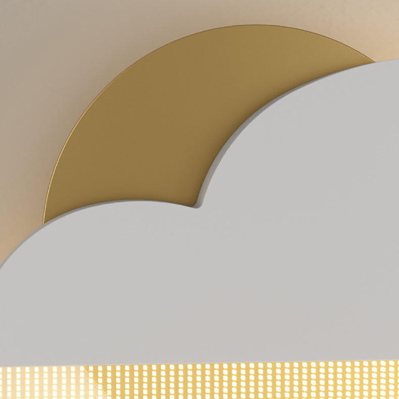 Zeitgenössische Einfachheit Eisen Acryl Wolke Schatten LED Wand Leuchte Lampe Für Wohnzimmer 