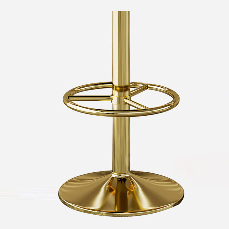 Tabouret de bar cylindrique carré en alliage d&