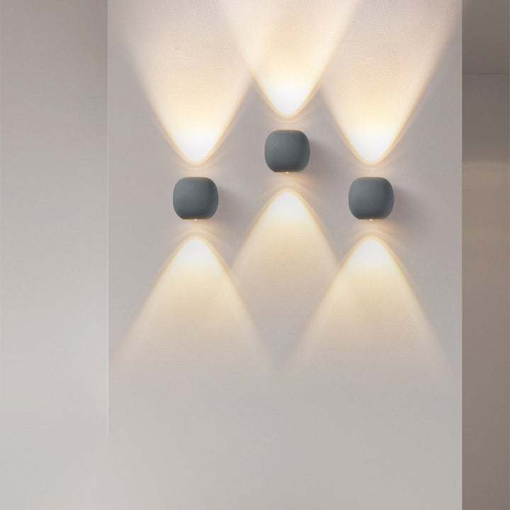 Applique murale LED sphérique en aluminium de simplicité moderne pour couloir 