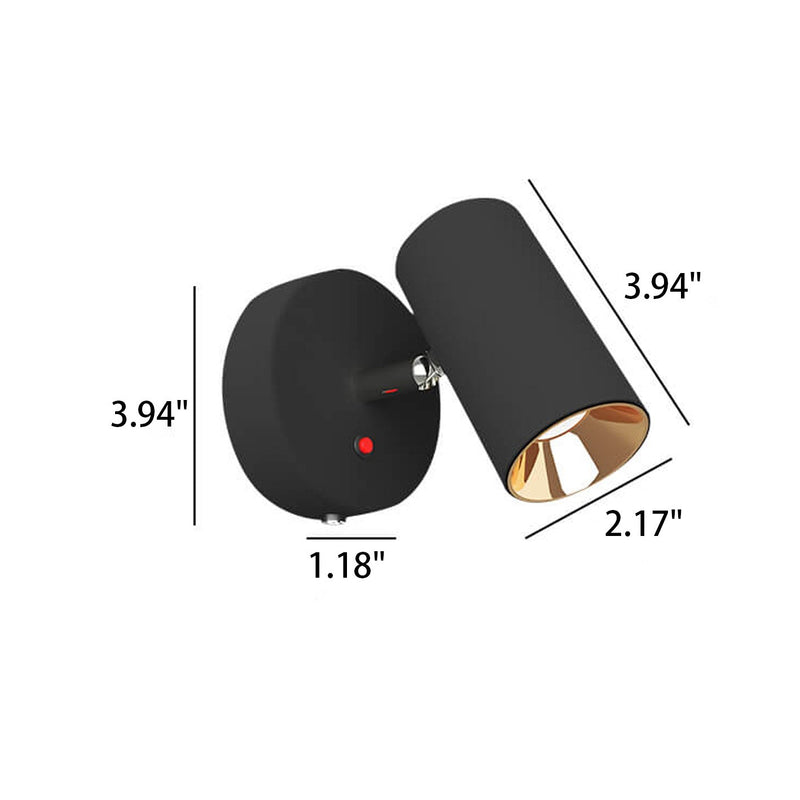 Lampe murale LED sans fil magnétique avec projecteur rechargeable moderne 