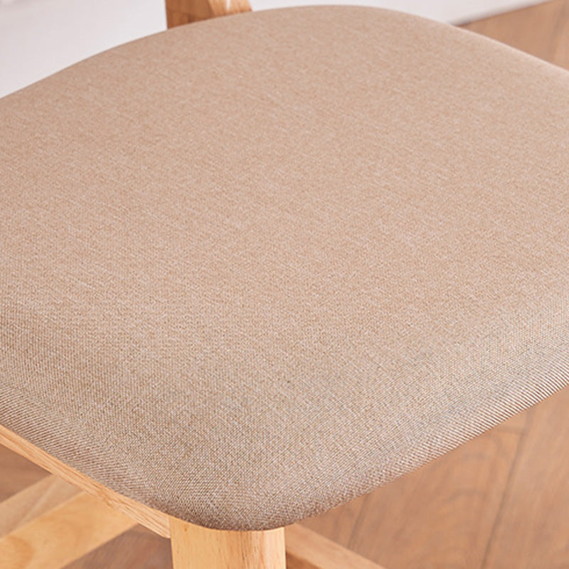 Tabouret de comptoir moderne minimaliste en cuir PU avec rotin rembourré en bois de caoutchouc, dossier ouvert, repose-pieds pour cuisine 