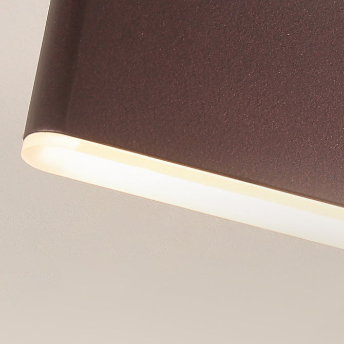 Applique murale LED en fer cuboïde acrylique minimaliste moderne pour chambre 