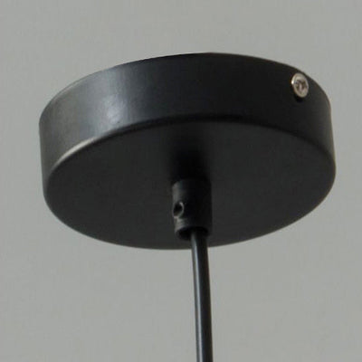 Moderne minimalistische runde Globus Kuppel Metall Glas 1-Licht Pendelleuchte für Wohnzimmer 