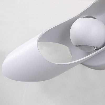 Modern Creative Hollow Cylindrical Aluminum LED Wall Sconce Lamp