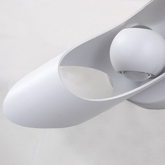 Modern Creative Hollow Cylindrical Aluminum LED Wall Sconce Lamp