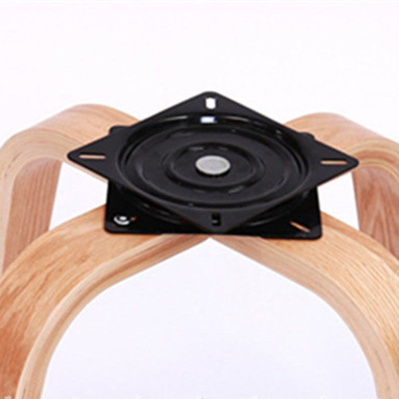 Zeitgenössischer nordischer PU-Leder gepolsterter Holzrahmen ergonomischer Drehstuhl mit Rückenlehne und Armlehne für das Home Office 