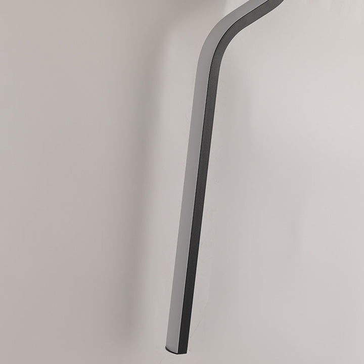 Zeitgenössische kreative Streifen Aluminium Silikongel LED Wandleuchte Lampe für Wohnzimmer 