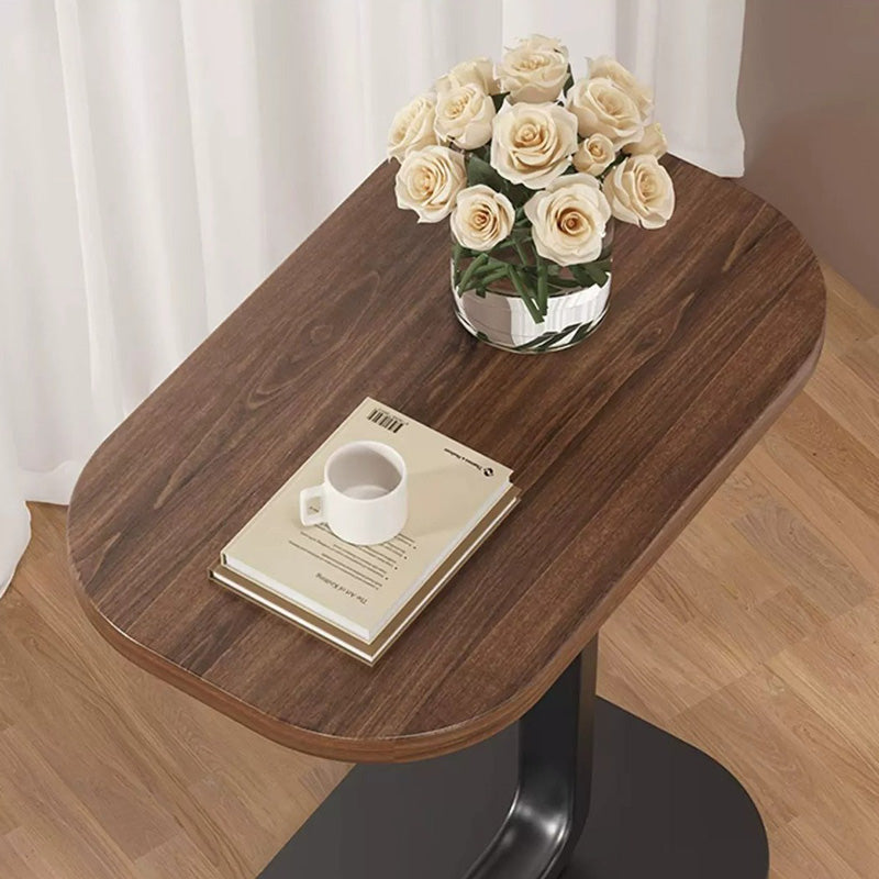 Moderner minimalistischer rechteckiger PVC-Kunststoffpaneel-Beistelltisch für das Wohnzimmer 