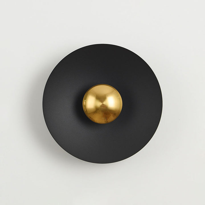 Lampe murale LED créative contemporaine avec soucoupe volante Macaron pour chambre à coucher 