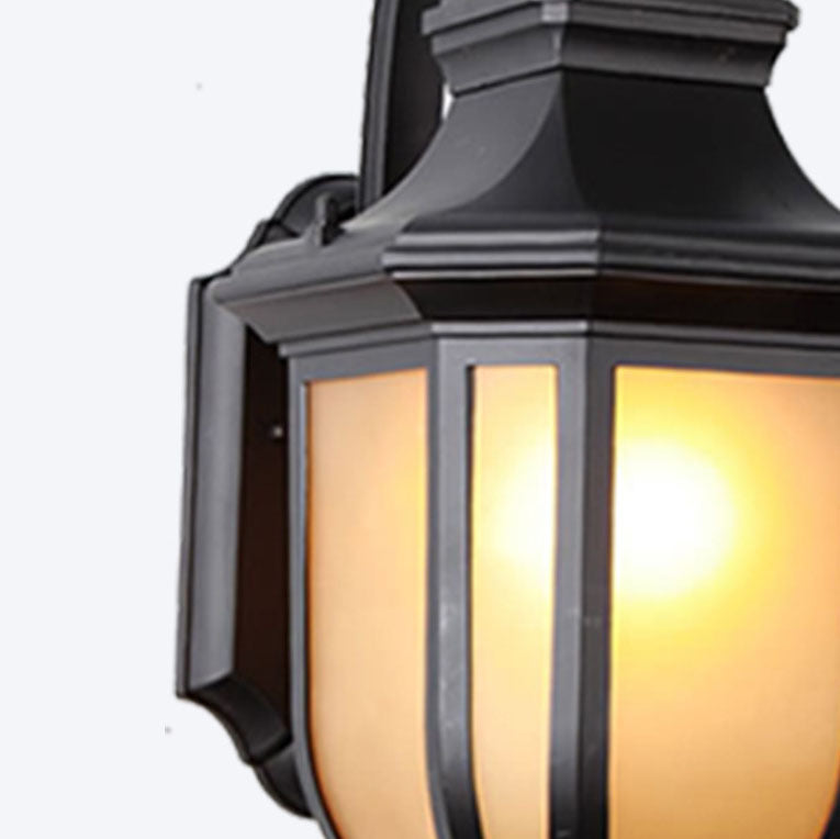 Modern European Minimalist Aluminum Alloy Square Outdoor 1-Light Wall Sconce Lamp
