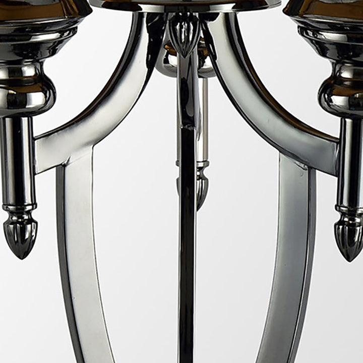 Lampe de table à 3 lumières en tissu rétro contemporain avec cylindre en marbre et fer pour étude 