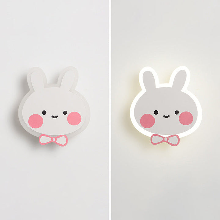 Applique murale LED en fer pour enfants avec astronaute de conte de fées en acrylique créatif contemporain pour chambre à coucher 