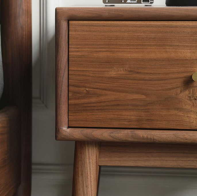 Traditioneller französischer rechteckiger Holz-Beistelltisch mit 1 Schublade für das Wohnzimmer 