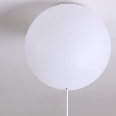 Moderne Minimaliste Ours Ballon Résine PE 1/3 Lumière Plafonnier Pour Chambre 