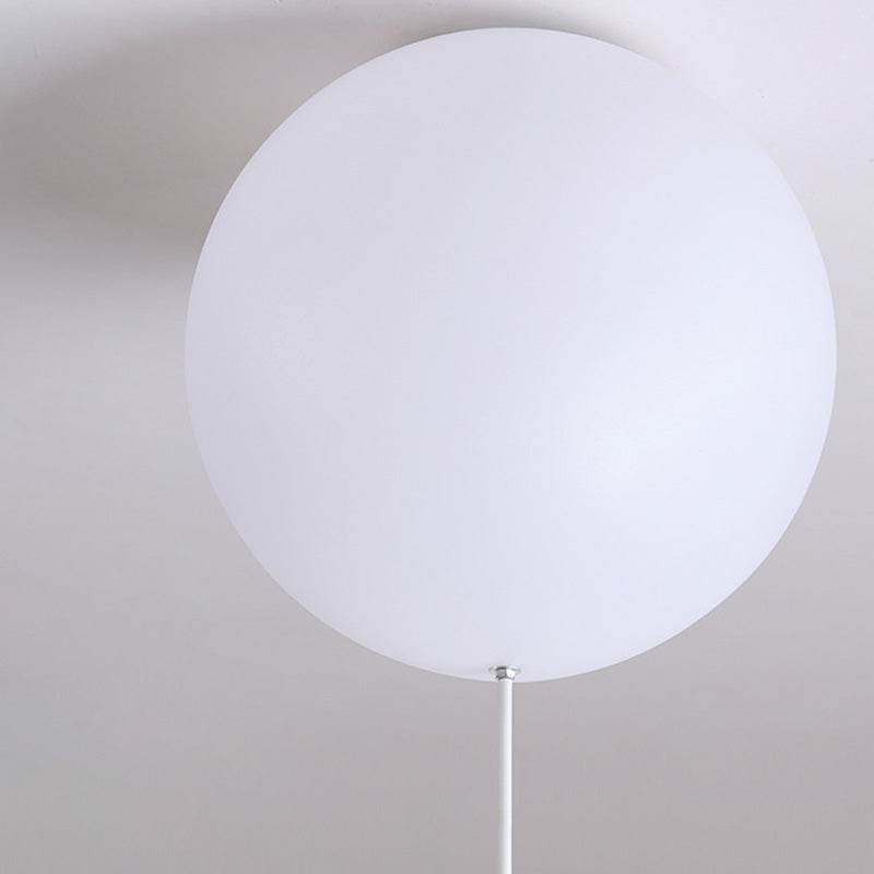 Moderne Minimaliste Ours Ballon Résine PE 1/3 Lumière Plafonnier Pour Chambre 