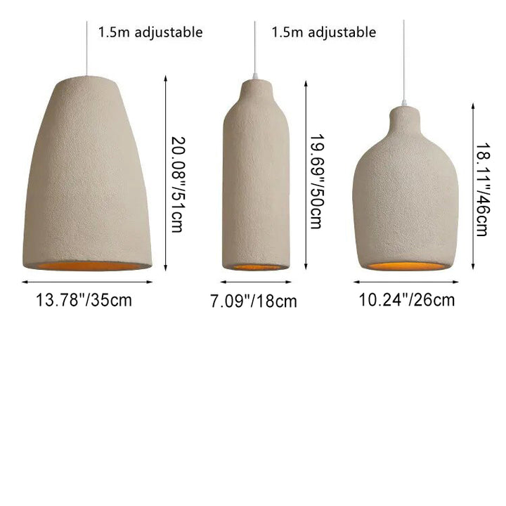 Zeitgenössische skandinavische prismatische runde Pendelleuchte aus hochdichtem Polystyrol mit 1 Licht für Schlafzimmer 