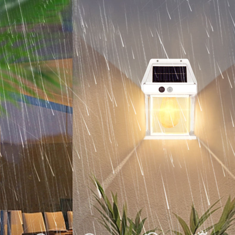 Lámpara de Aplique de Pared Exterior ABS LED de Estilo Art Deco Moderno para Jardín 