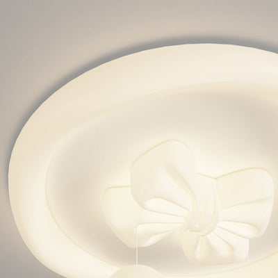 Zeitgenössische kreative Kinder Runde Bogen Orb Eisen gerollt Kunststoff LED Unterputz Deckenleuchte für Schlafzimmer 